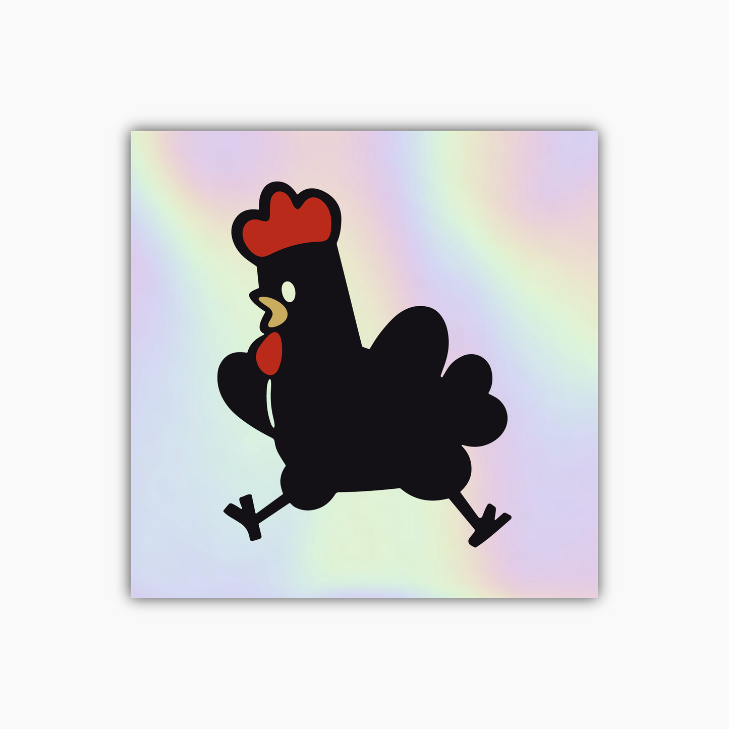 Holographic Square Die Cut Stickers