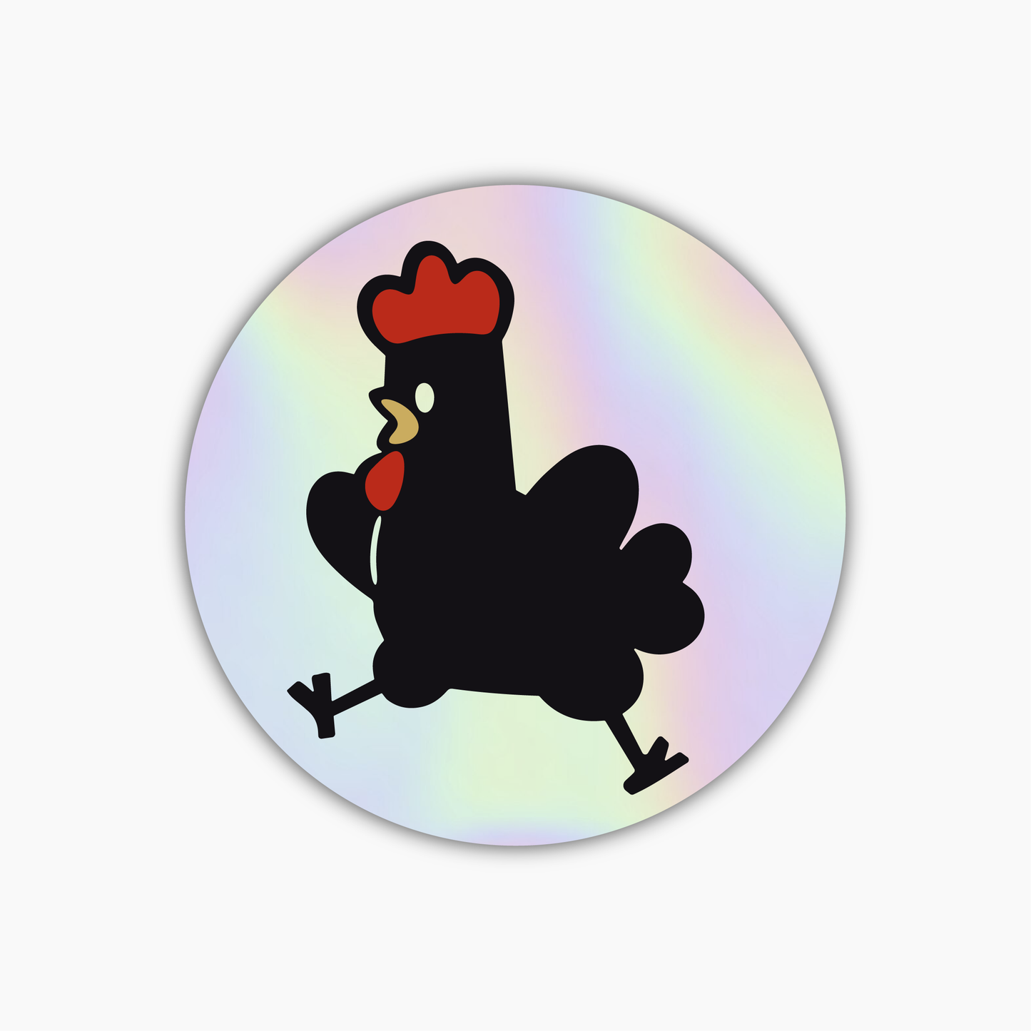 Holographic Circle Die Cut Stickers