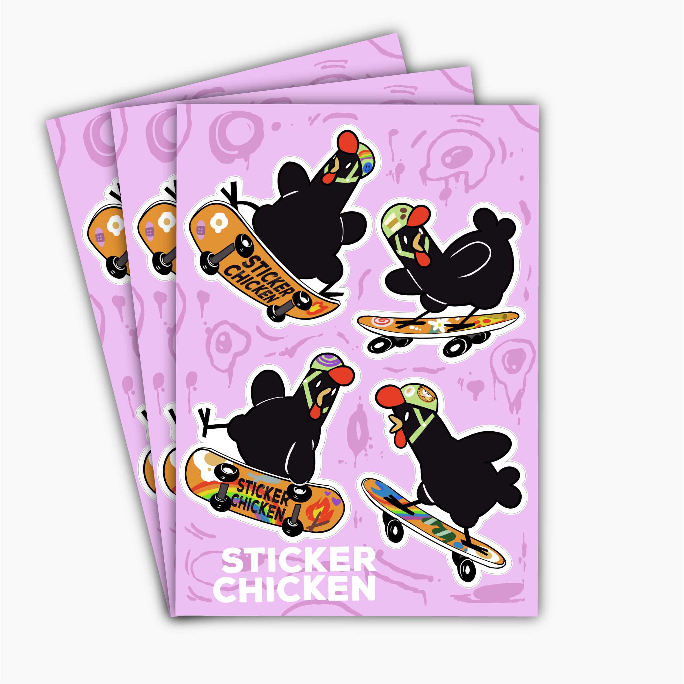 Chicken Sticker Sheets Sticker Sheets – Sticker Chicken